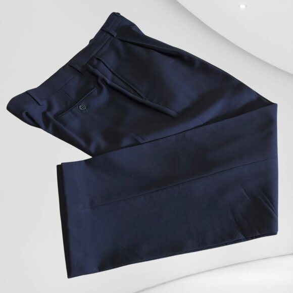 Giorgio Armani Suit Mens US 44 R Dark Blue Virgin Wool 100%, 2 Piece - Picture 11 of 17